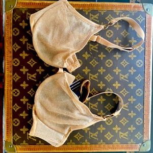 VICTORIA'S SECRET Chainmail Bra 34DD Nude